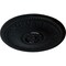 Ekena Millwork Bailey Ceiling Medallion (Fits Canopies up to 4"), Hand-Painted Jet Black, 18 1/8"OD x 3/4"P CM19BIBLF - alternate 3